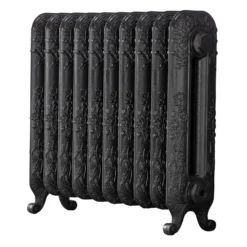 Arroll Cast Iron Radiator 684 X 600 - Pewter