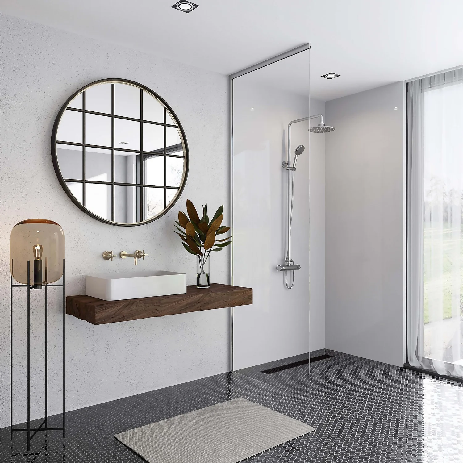 Wetwall Elite Tongue & Grooved Shower Wall Panel Artico - 2420mm X 600mm X 10mm 4 Wetwall Elite Tongue & Grooved Shower Wall Panel Artico - 2420mm X 600mm X 10mm - Image 2