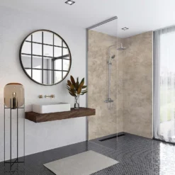 Wetwall Elite Post Formed Shower Wall Panel Treviso - 2420x1200x10mm -Triton None Store 12881418 1164898496492693