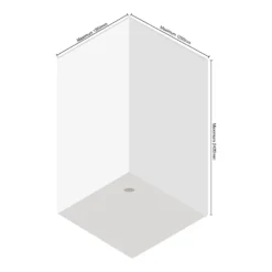 Wetwall Elite 2 Sided Wall Panel Kit - Artico -Triton None Store 12881449 3475016940287843