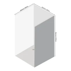Wetwall Elite 3 Sided Wall Panel Kit - Artico -Triton None Store 12881450 6924898496618594
