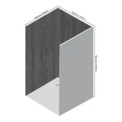 Wetwall Elite 3 Sided Wall Panel Kit - Bomarzo -Triton None Store 12881452 1494898496650373
