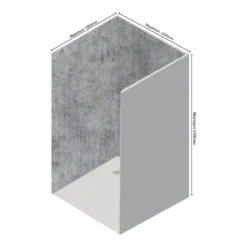 Wetwall Elite 3 Sided Wall Panel Kit - Ravello 7 Wetwall Elite 3 Sided Wall Panel Kit - Ravello -Triton None Store 12881467 1544898496825876