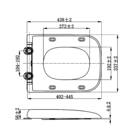Bathstore Cedar Toilet Seat - White -Triton None Store 12882190 9364974676237320