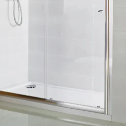 Bathstore Gleam 1400mm Sliding Door Shower Enclosure -Triton None Store 12891186 4925027300904297