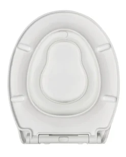 Aqualona Soft Close 2 In 1 Family Toilet Seat With Built-in Detachable Child Seat - White -Triton None Store 12891554 2004907822988000