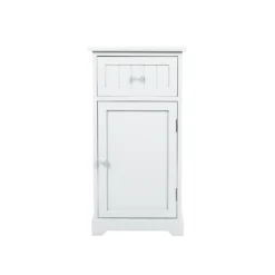 Classic White 1 Drawer 1 Door Bathroom Cabinet -Triton None Store 12892271 8094876479959829
