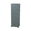 Classic Grey 5 Drawer Bathroom Storage Unit -Triton None Store 12892274 6594876479864924