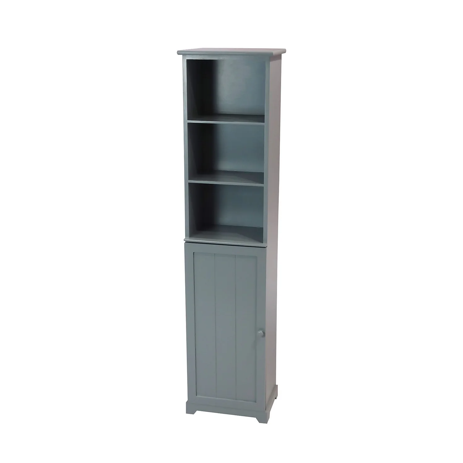 Classic Grey Bathroom Storage Tallboy 3 Classic Grey Bathroom Storage Tallboy