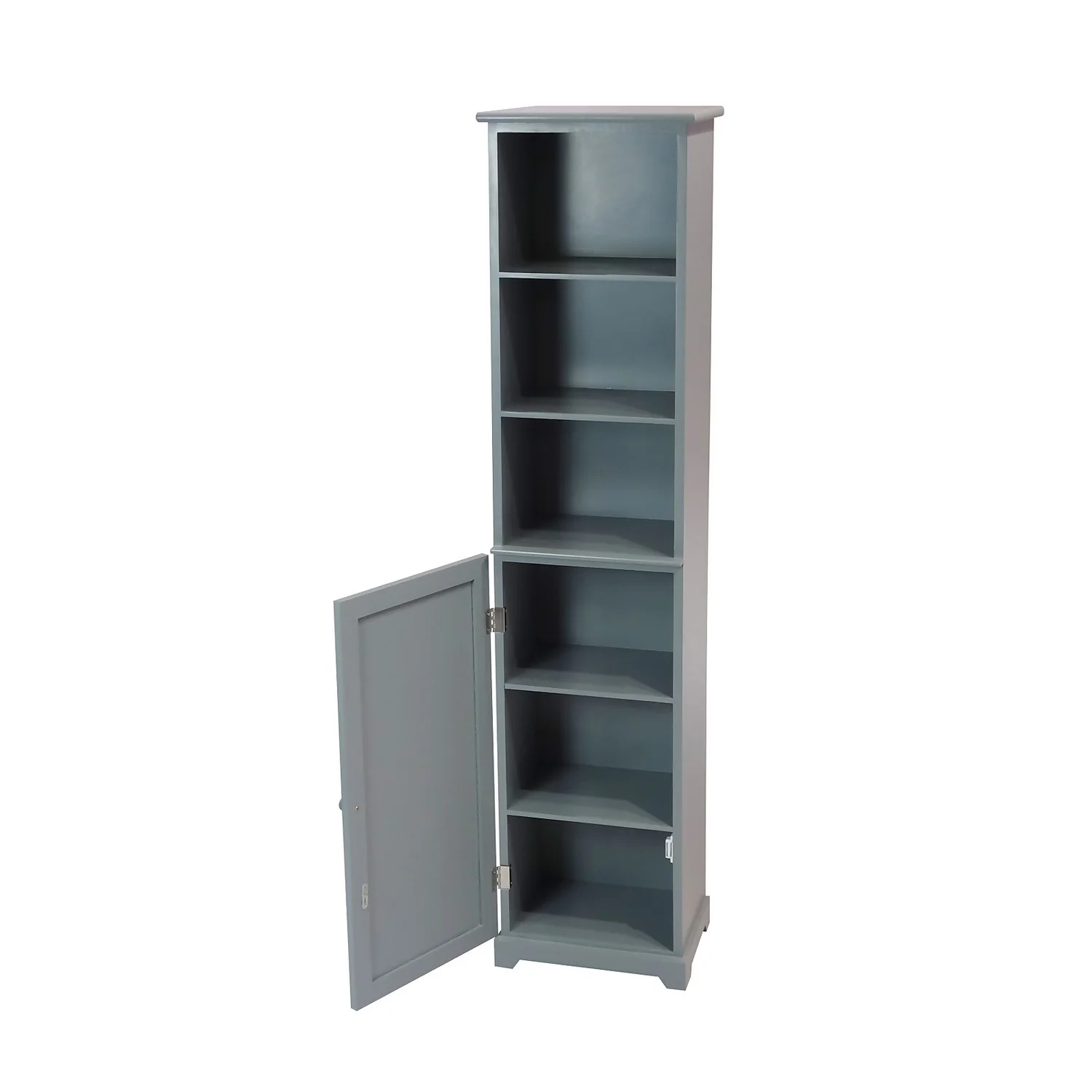 Classic Grey Bathroom Storage Tallboy 4 Classic Grey Bathroom Storage Tallboy - Image 2