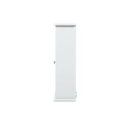 Classic White Mirrored Single Door Bathroom Cabinet -Triton None Store 12892312 4874876481402538