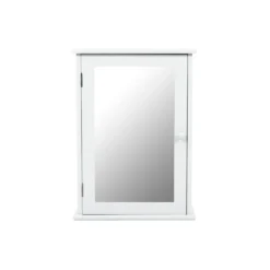 Classic White Mirrored Single Door Bathroom Cabinet -Triton None Store 12892312 7874876481330247