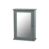 Classic Grey Mirrored Single Door Bathroom Cabinet -Triton None Store 12892317 2014876481216886