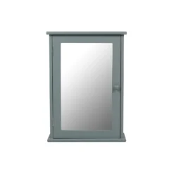 Classic Grey Mirrored Single Door Bathroom Cabinet -Triton None Store 12892317 2144876481342895