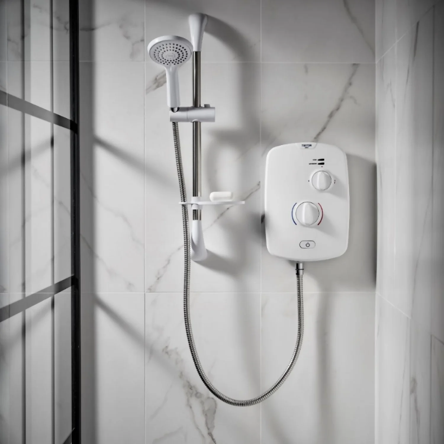 Triton Jade 4 9.5kW Electric Shower - White 4 Triton Jade 4 9.5kW Electric Shower - White - Image 2