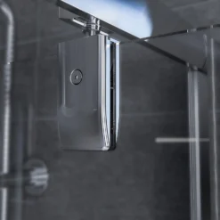 Aqualux Edge6 Glass Pivot Door - 760 X 1900 X 6mm -Triton None Store 12933186 2014879011836874