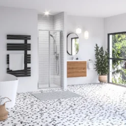 Aqualux Edge8 Glass Bifold Door - 760 X 2000 X 8mm