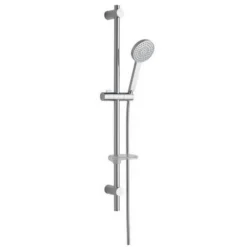 Bathstore Pure Airdrop 105mm Multi Function Shower Head And Riser Rail Kit
