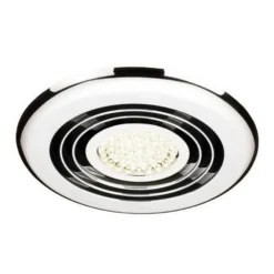 Bathstore Rapide Inline Wet Room Extractor Fan With LED Lighting - Chrome