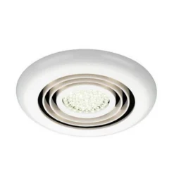 Bathstore Rapide Inline Wet Room Extractor Fan With LED Lighting - White