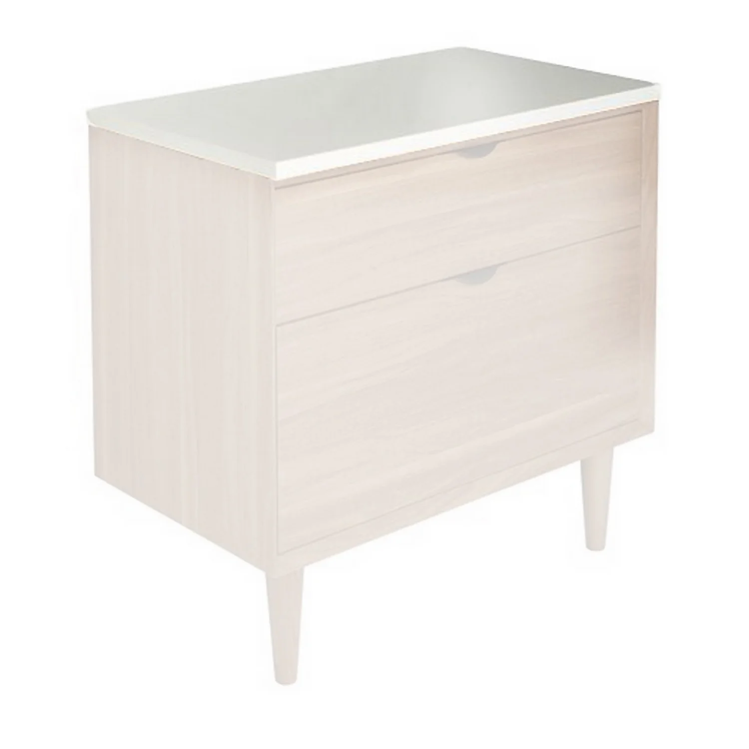 Bathstore Noir Craft Solid Surface Stone Effect Countertop 800mm - Gloss White 3 Bathstore Noir Craft Solid Surface Stone Effect Countertop 800mm - Gloss White