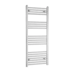 Bathstore Independent Chrome Flat Towel Radiator 1200 X 400