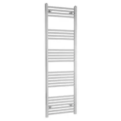 Bathstore Independent Chrome Flat Towel Radiator 1600 X 400
