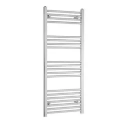 Bathstore Independent Chrome Flat Towel Radiator 1200 X 600