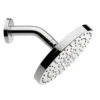 Bathstore Airdrop 180mm Fixed Shower Head (with Angled Wall Arm) -Triton None Store 13046422 1815024164701597