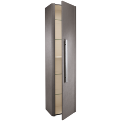 Bathstore Linen Tall Wall Mounted Cabinet - Grey