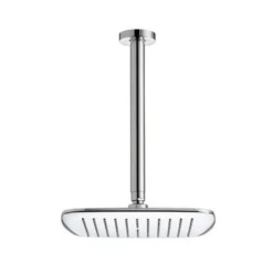 Bathstore Pearl Fixed Shower Head (with Long Ceiling Arm)