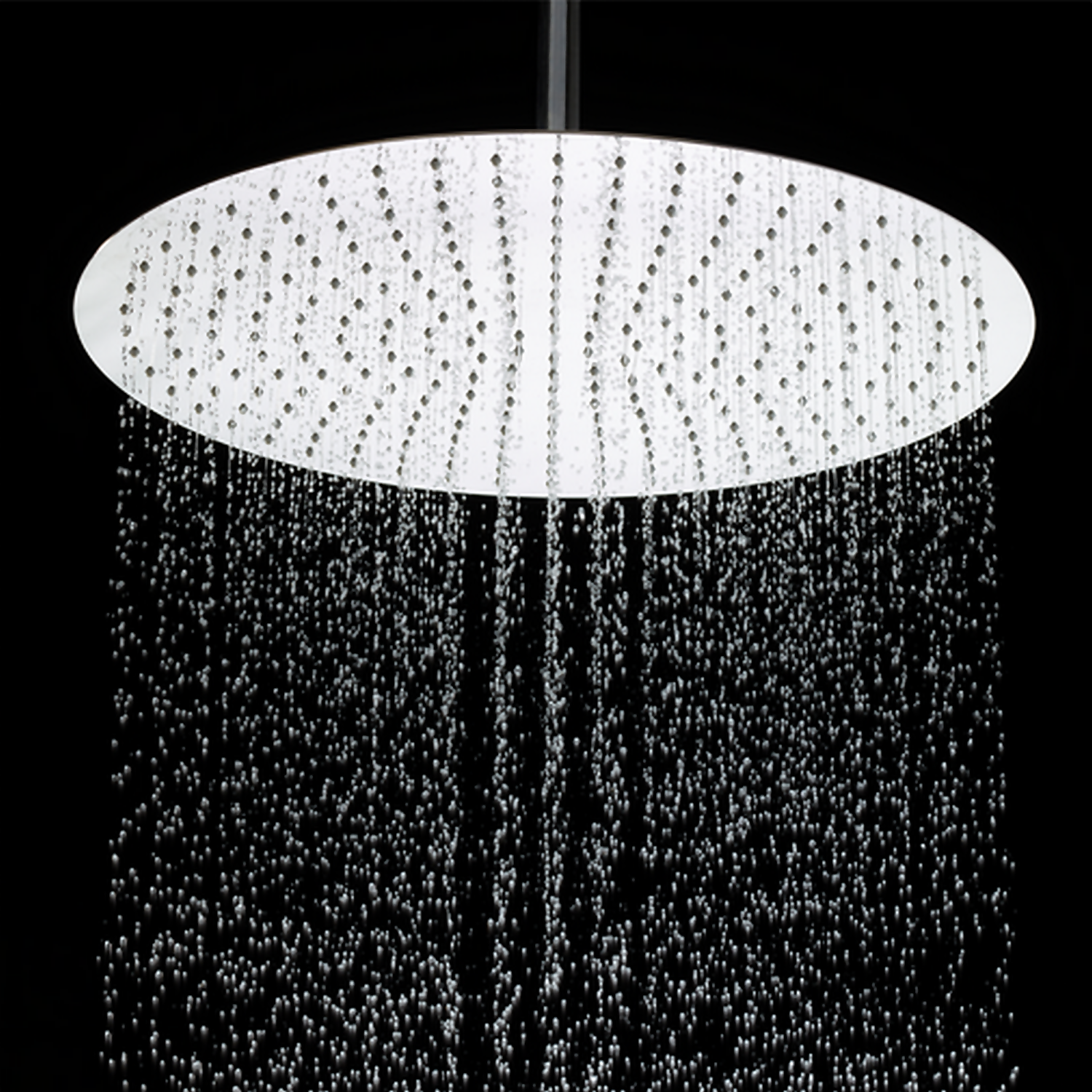 Bathstore Piano 300mm Round Shower Head (with Long Ceiling Arm) 3 Bathstore Piano 300mm Round Shower Head (with Long Ceiling Arm)