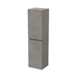 Bathstore Mino Tall Wall Mounted Unit - Concrete