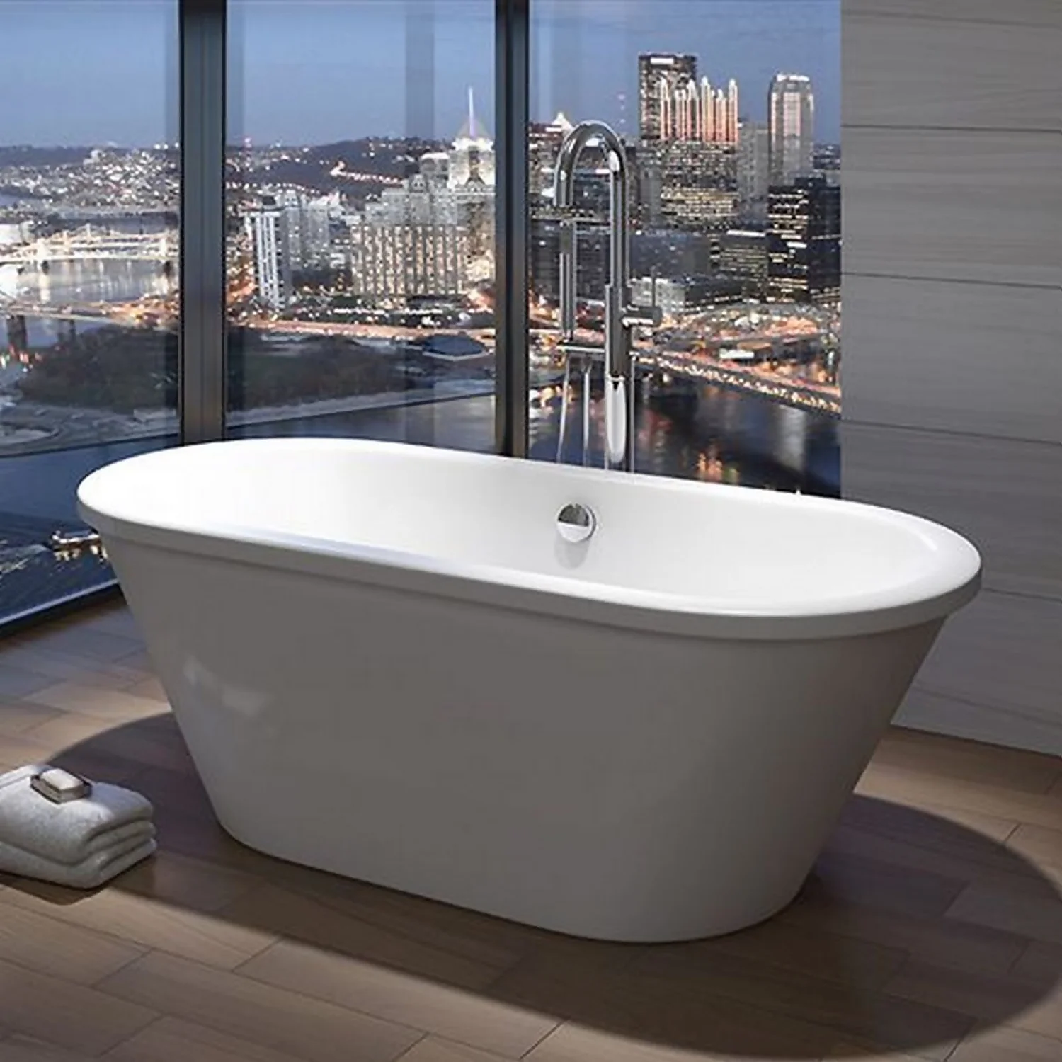 Bathstore Falcon Freestanding Bath - 1700 X 755mm 6 Bathstore Falcon Freestanding Bath - 1700 X 755mm - Image 4