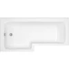 Bathstore Lena Left Hand Shower Bath With Screen - 1700 X 850mm -Triton None Store 13048134 1695024188521516