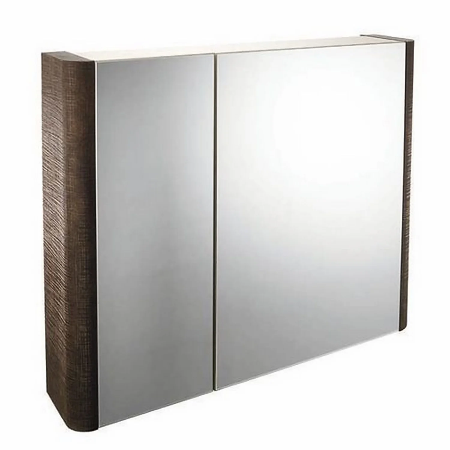 Bathstore Linen 800mm Mirror Wall Cabinet - Rust 3 Bathstore Linen 800mm Mirror Wall Cabinet - Rust