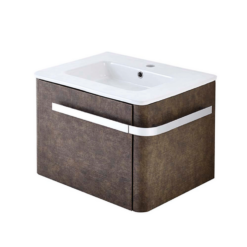 Bathstore Linen 600mm Basin & Wall Mounted Vanity Unit - Rust