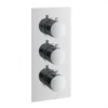 Bathstore Round Thermostatic Shower Valve - 3 Outlets