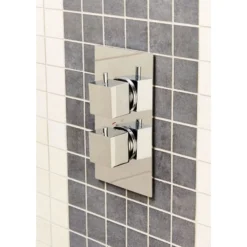 Bathstore Square Thermostatic Shower Valve - 3 Outlets -Triton None Store 13049170 1365024168003739