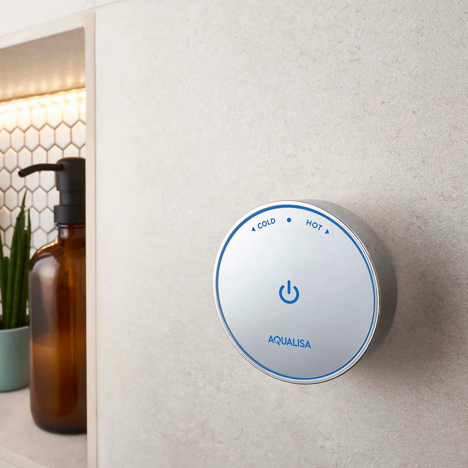 Aqualisa Quartz Blue Fixed Head Digital Shower For Combi Boilers 4 Aqualisa Quartz Blue Fixed Head Digital Shower For Combi Boilers - Image 2