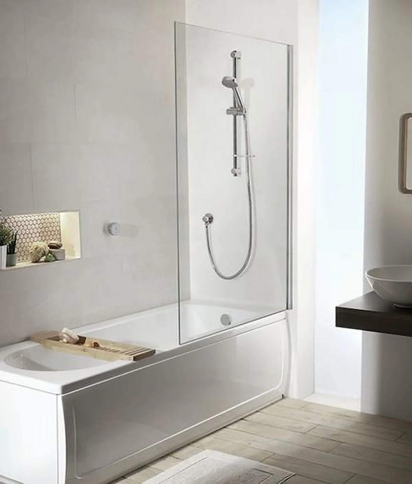 Aqualisa Quartz Blue Digital Shower & Bathfill Kit For Combi Boilers 4 Aqualisa Quartz Blue Digital Shower & Bathfill Kit For Combi Boilers - Image 2