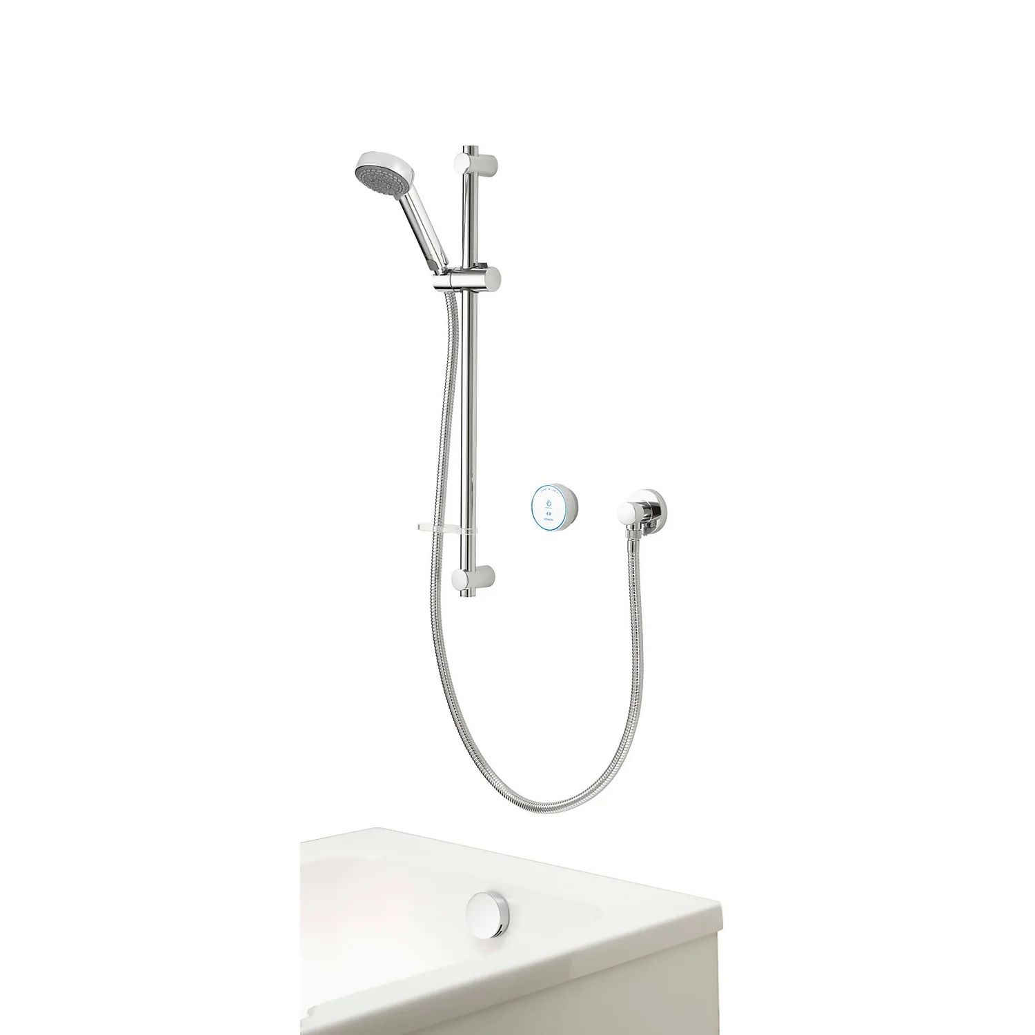 Aqualisa Quartz Blue Digital Shower & Bathfill Kit For Pumped Boilers 3 Aqualisa Quartz Blue Digital Shower & Bathfill Kit For Pumped Boilers