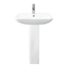 Bathstore Scene 550mm Basin And Pedestal - 1 Tap Hole -Triton None Store 13049953 2044967230812048