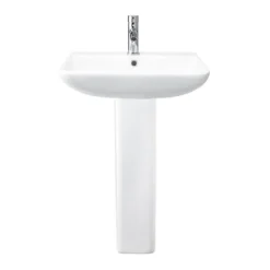 Bathstore Scene 550mm Basin And Pedestal - 1 Tap Hole