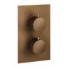 Bathstore Etta Round Thermostatic Shower Valve In Bronze - 2 Outlet 2 Bathstore Etta Round Thermostatic Shower Valve In Bronze - 2 Outlet -Triton None Store 13050210 6065024188635246