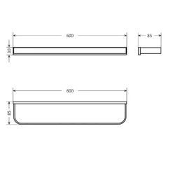 Bathstore Modern Towel Rail 7 Bathstore Modern Towel Rail -Triton None Store 13050270 1964945703681163