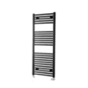 Bathstore Pisa Black Flat Towel Radiator 1200 X 500 -Triton None Store 13050345 3255024187315756