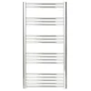 Bathstore Hamilton Chrome Curved Towel Radiator 1200 X 600