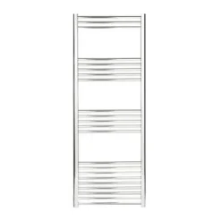 Bathstore Hamilton Chrome Curved Towel Radiator 1600 X 600