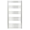 Bathstore Hamilton Chrome Curved Towel Radiator 1200 X 500